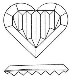 Рис. 20. Современная форма огранки бриллианта 'принцесса'